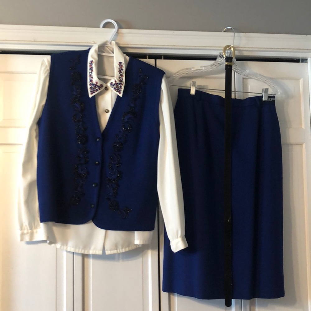 3 piece skirt set